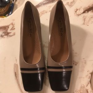 Gino Paoli Leather block heels 8.5